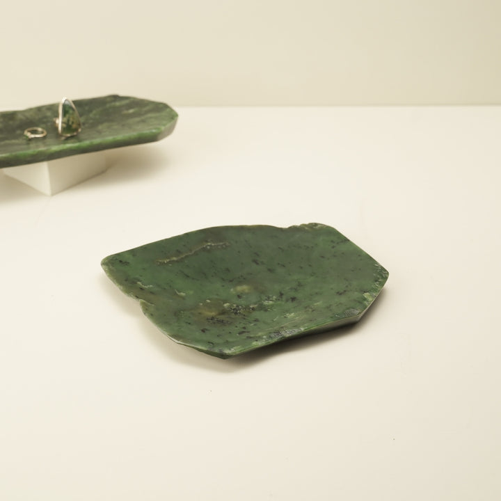 Jade Greenstone Natural Bowl Large