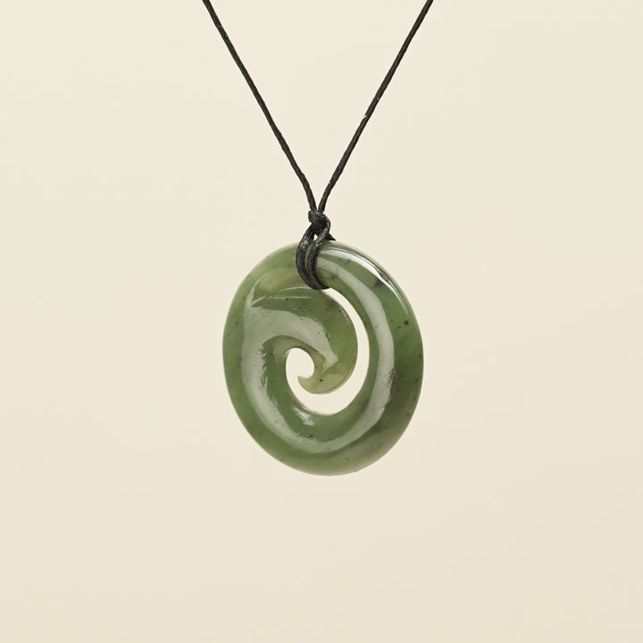 Koru Greenstone Small Pendant