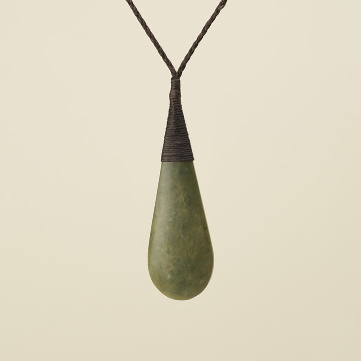 Roimata Teardrop Raukaraka Large Pendant