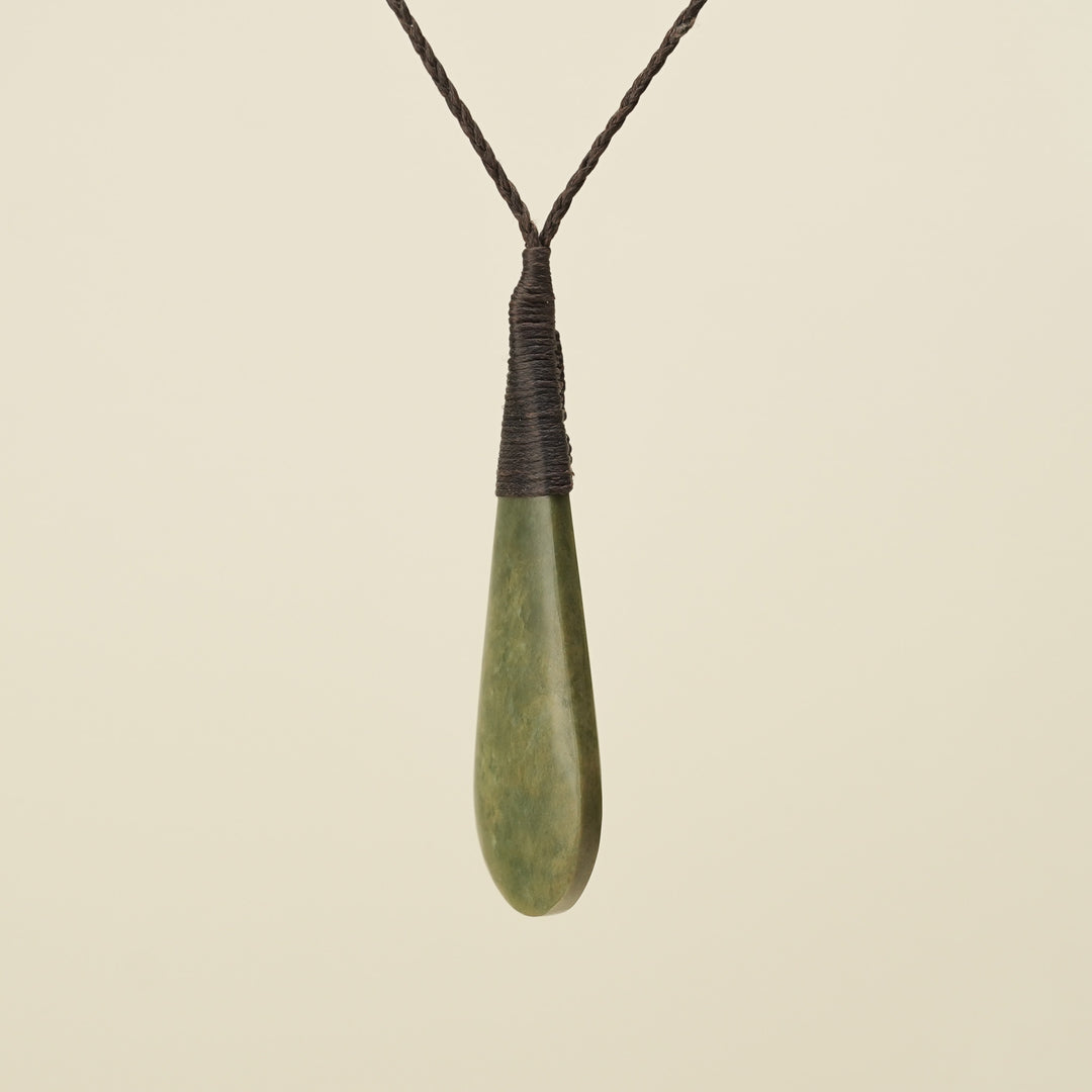 Roimata Teardrop Raukaraka Large Pendant