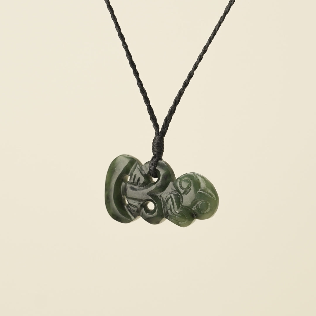Hei Tiki Kawakawa Small Pendant