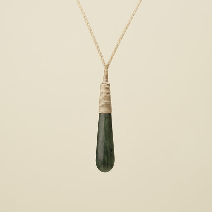 Roimata Teardrop Kawakawa Medium Pendant