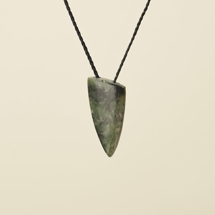 Niho Tooth Hapopo Pounamu Small Pendant