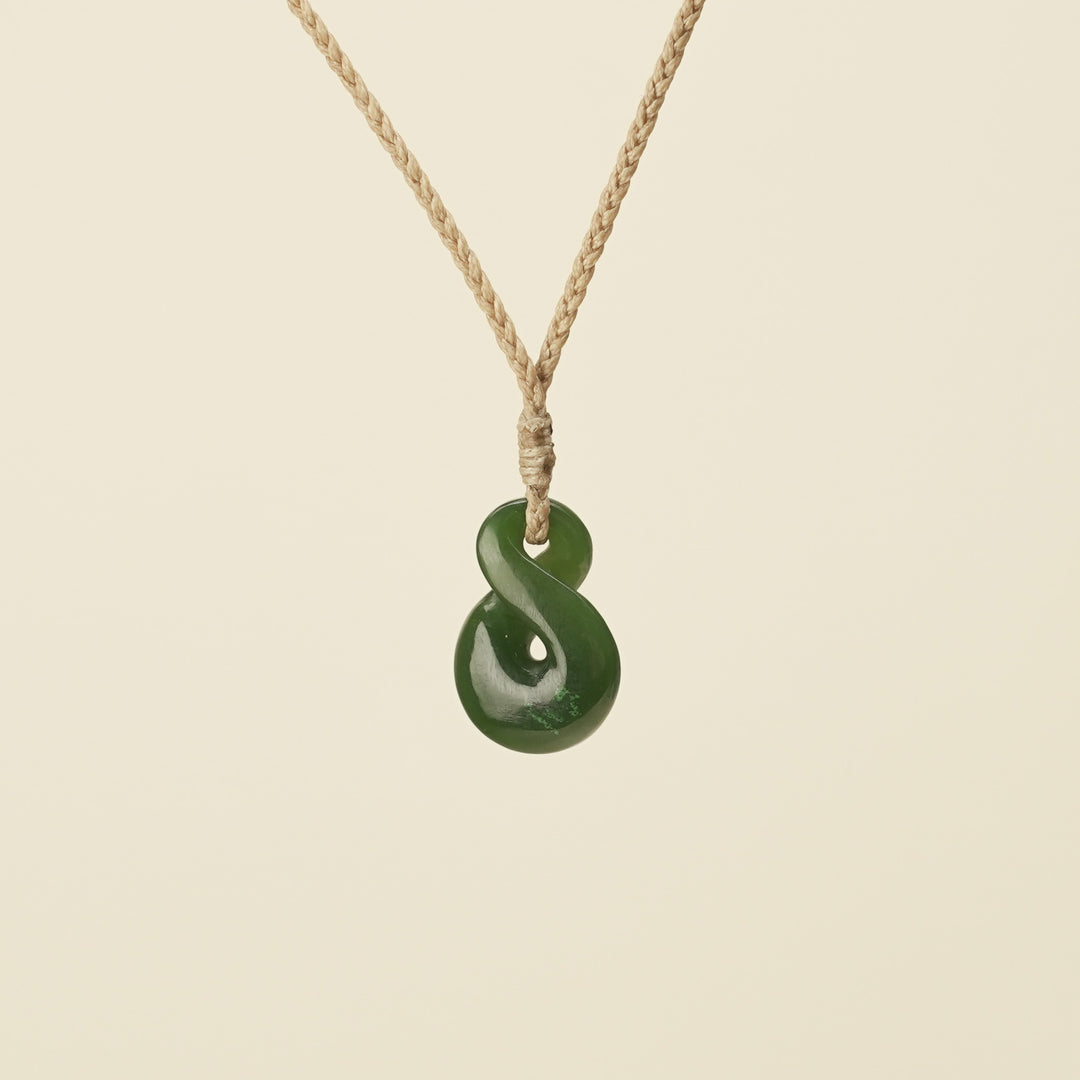 Pikorua Greenstone Small Pendant