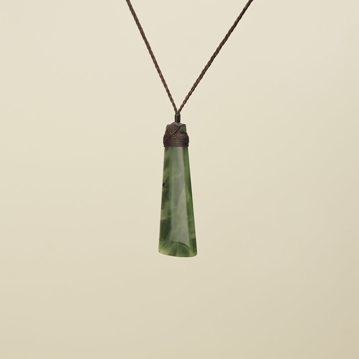 Large Kahurangi Pounamu Toki Pendant