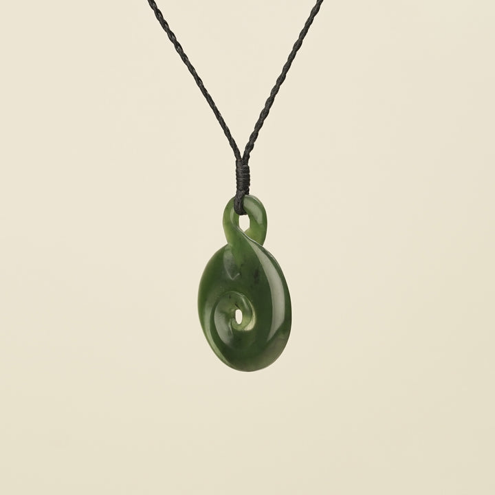 Pikorua Koru – Pounamu Medium Pendant