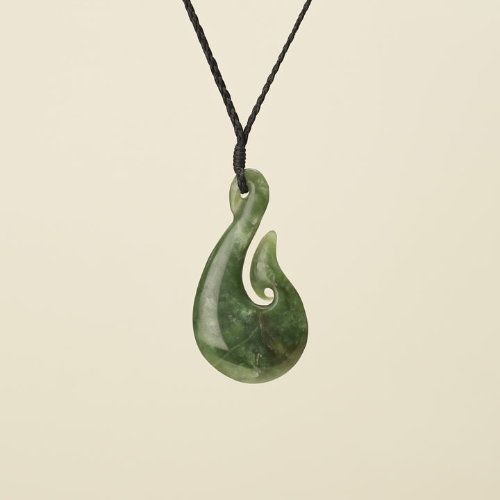 Medium Large Hei Matau Pounamu Pendant