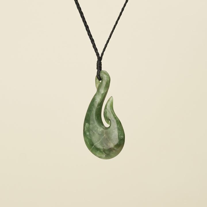 Medium Large Hei Matau Pounamu Pendant