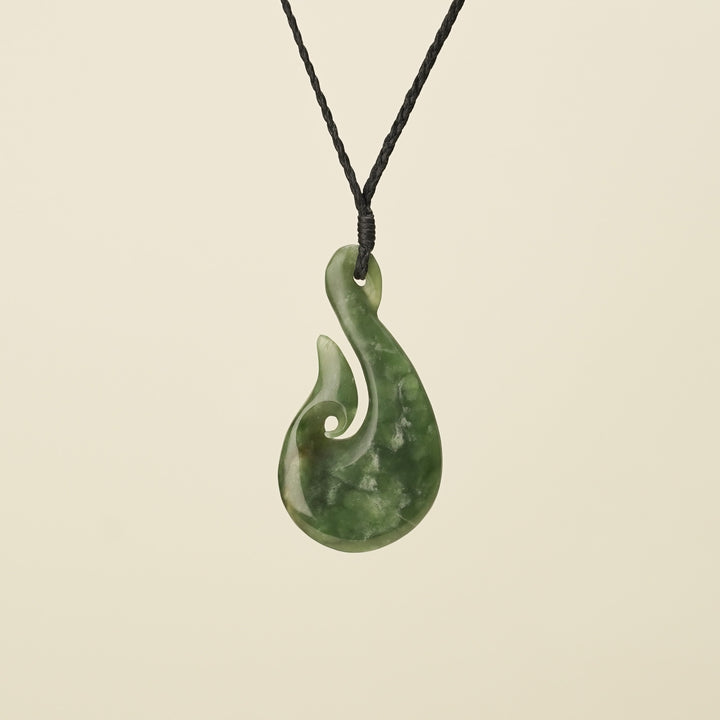 Medium Large Hei Matau Pounamu Pendant