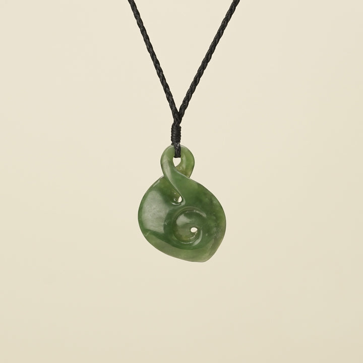 Pikorua Koru – Pounamu Medium Pendant