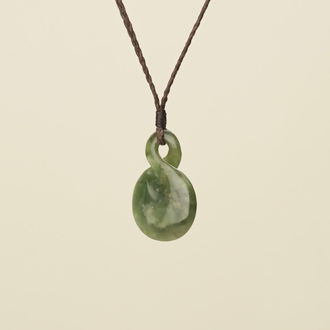 Pikorua Greenstone Small - Pendant