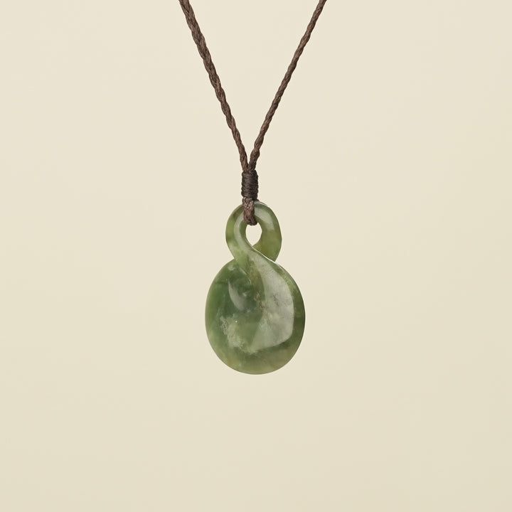 Pikorua Greenstone Small - Pendant