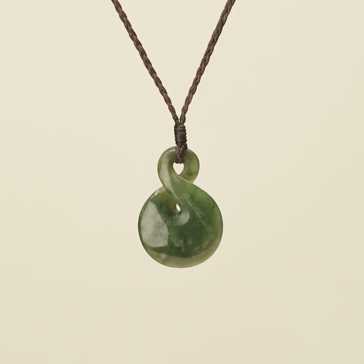 Pikorua Greenstone Small - Pendant