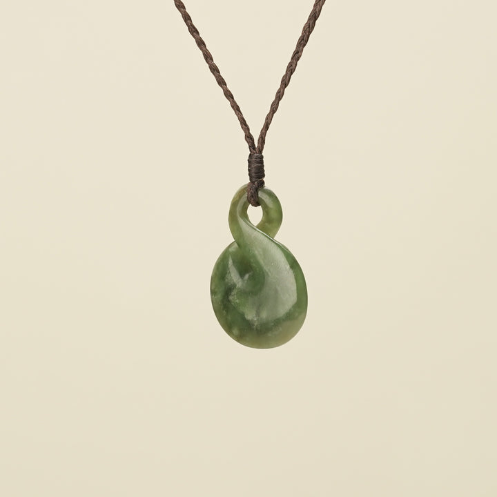 Pikorua Greenstone Small - Pendant