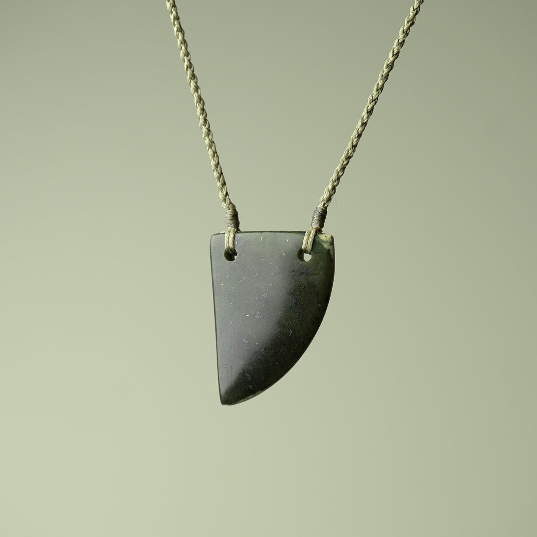 Medium Pounamu Niho Tooth Pendant