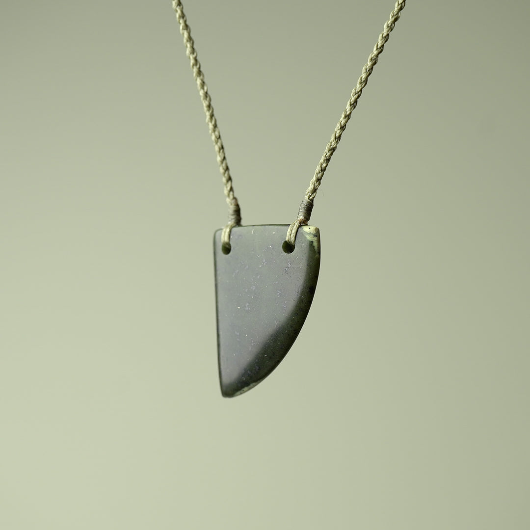 Medium Pounamu Niho Tooth Pendant