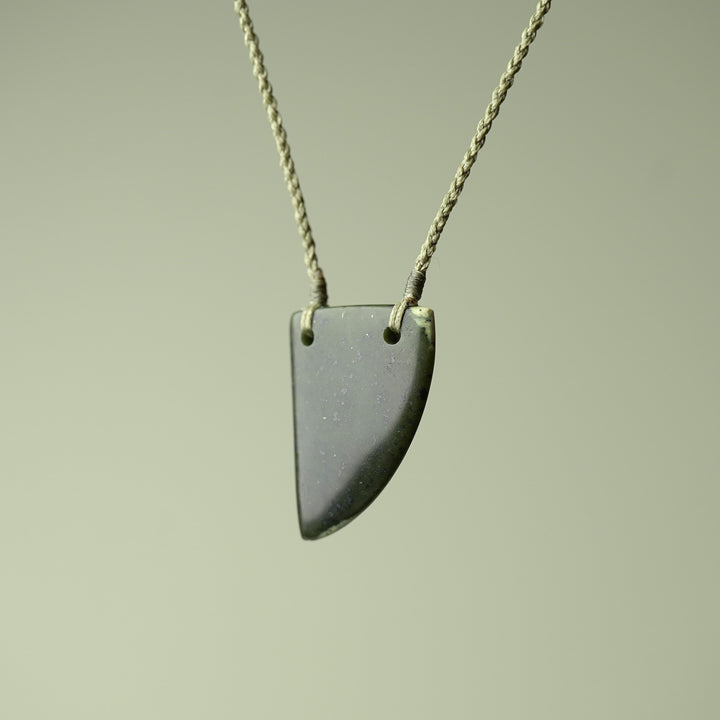 Medium Pounamu Niho Tooth Pendant