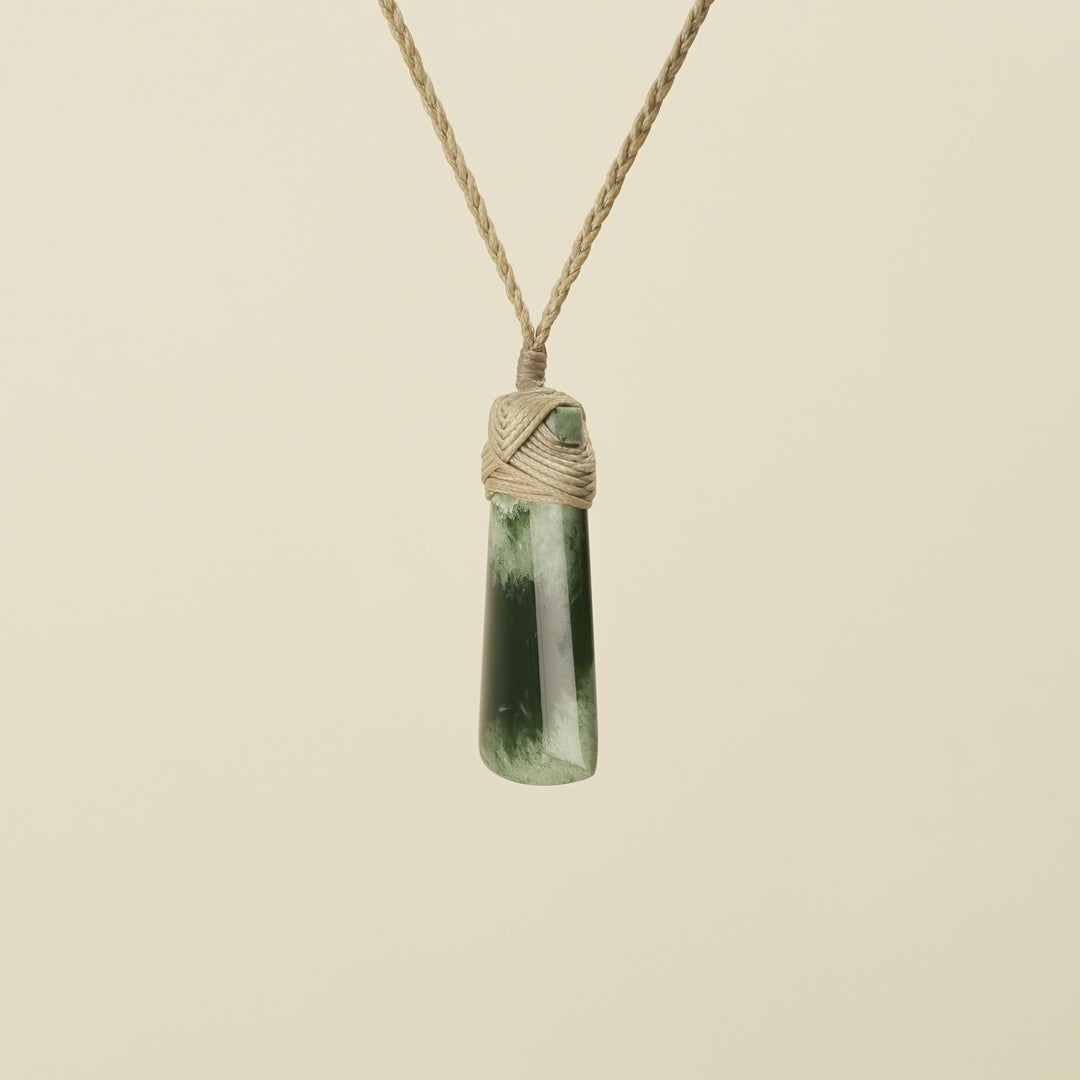 Flower Toki Extra Small Pendant Tan Binding