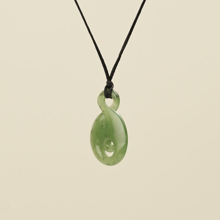 Pikorua Koru Small Greenstone Pendant