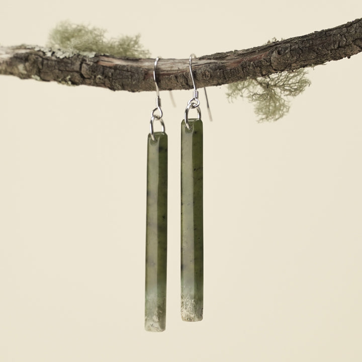 Medium Tangiwai Pounamu Earrings 47mm