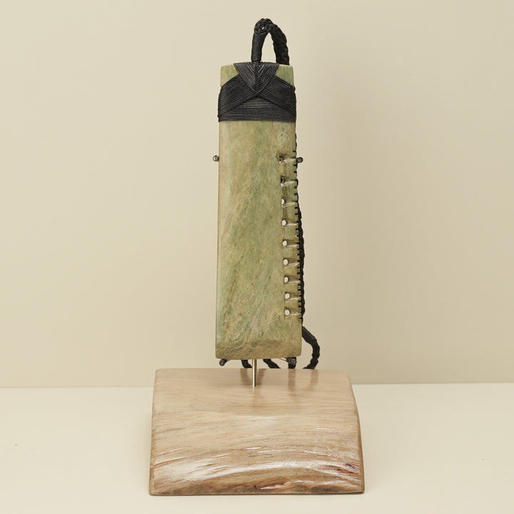Toki Notched Raukaraka Pounamu Sculpture
