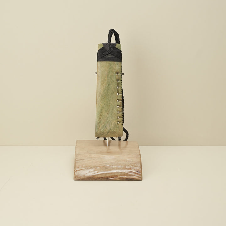 Toki Notched Raukaraka Pounamu Sculpture