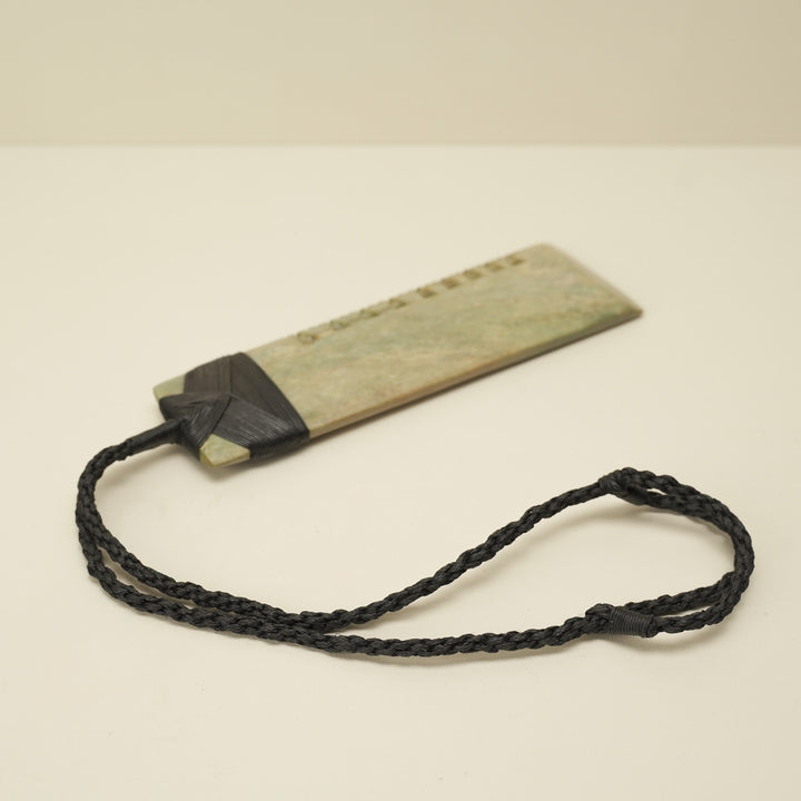 Toki Notched Raukaraka Pounamu Sculpture