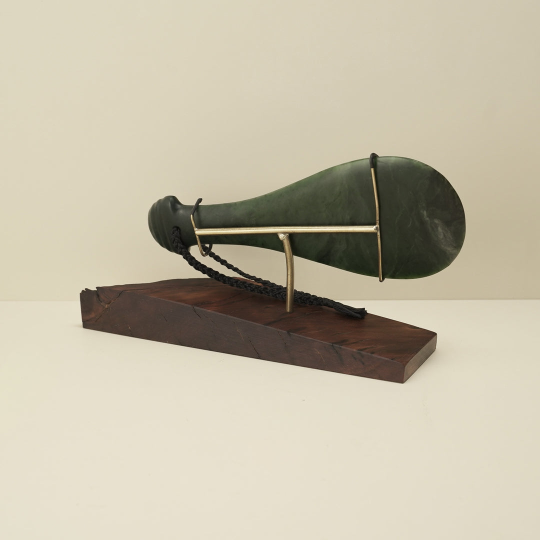 Mere Kawakawa Greenstone Large Sculpture