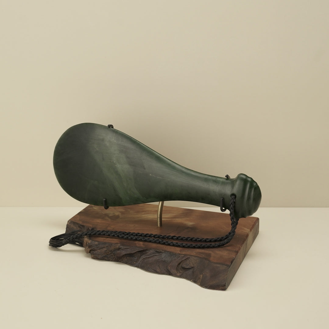 Mere Kawakawa Greenstone Large Sculpture