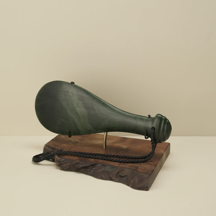 Mere Kawakawa Greenstone Large Sculpture