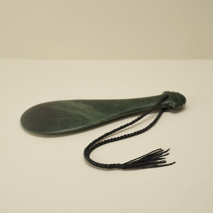 Mere Kawakawa Greenstone Large Sculpture