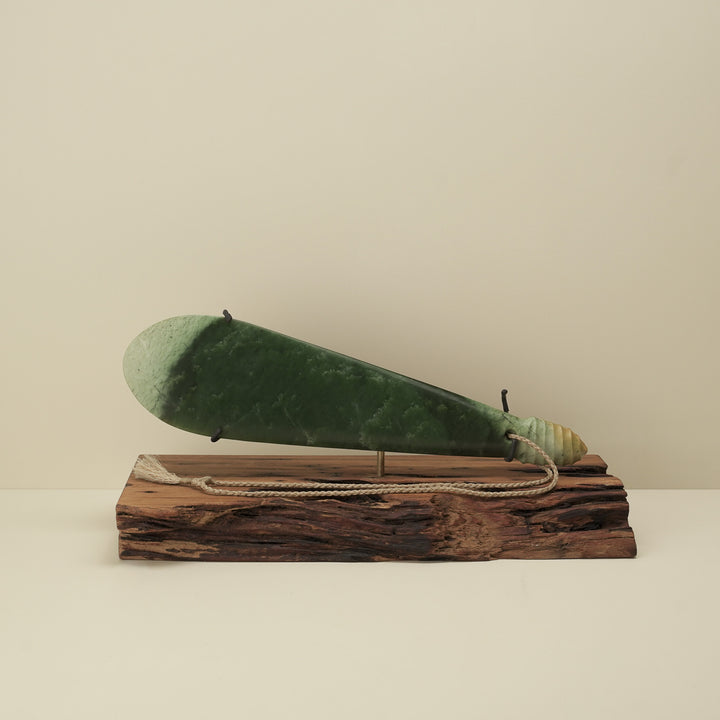 Flower (Putiputi) Pounamu Mere Sculpture