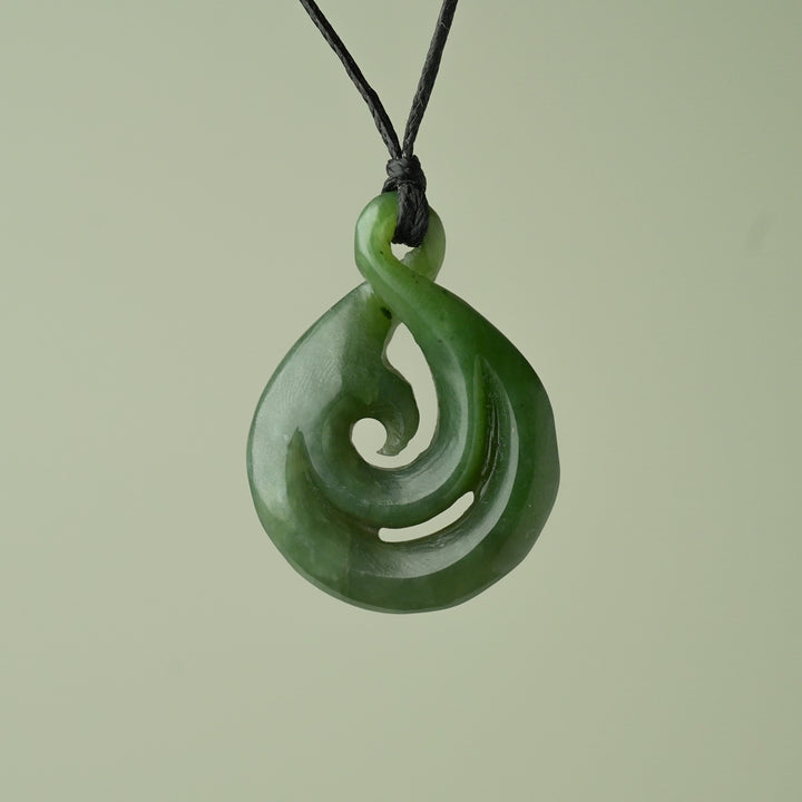 Pikorua Koru Pounamu Large