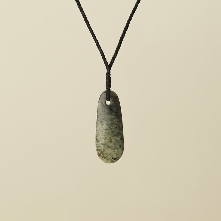 Roimata Small Medium Kōkopu Pendant, Black Binding