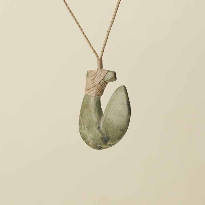 Hei Matau Medium Raukaraka Pounamu Pendant