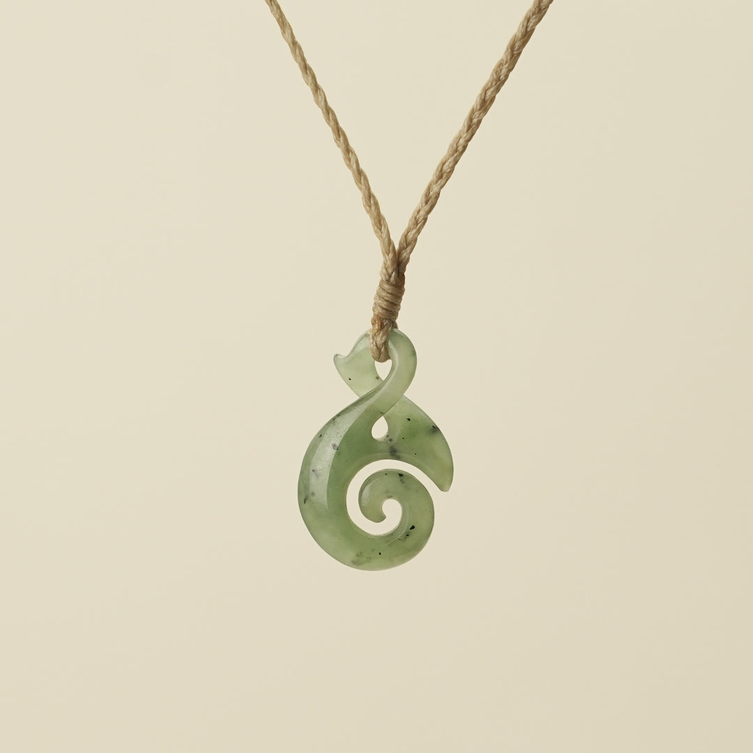 Pikorua Pikopiko Small Greenstone Pendant