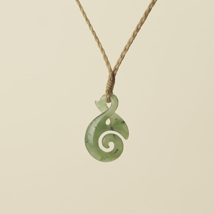 Pikorua Pikopiko Small Greenstone Pendant