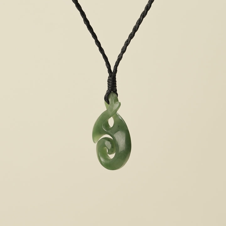 Pikorua Pikopiko Small Greenstone Pendant