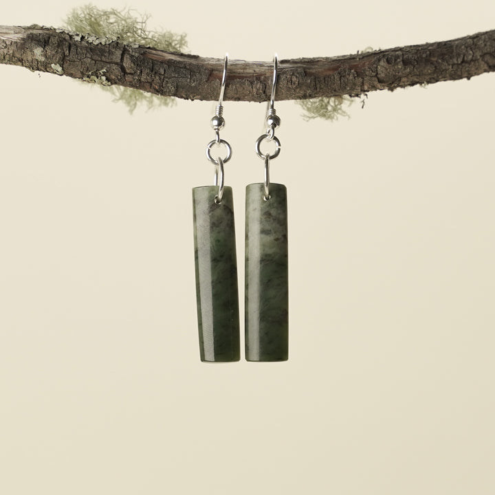 Drop Pounamu Extra Small Earrings 35mm