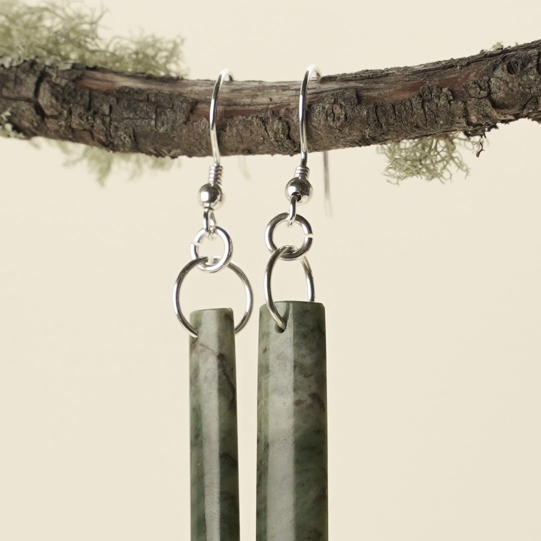 Drop Pounamu Extra Small Earrings 35mm