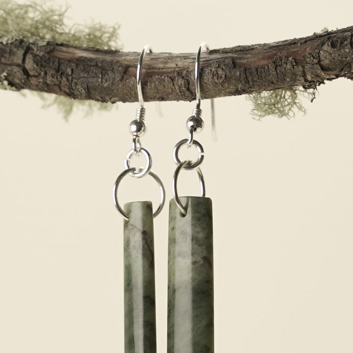 Drop Pounamu Extra Small Earrings 35mm