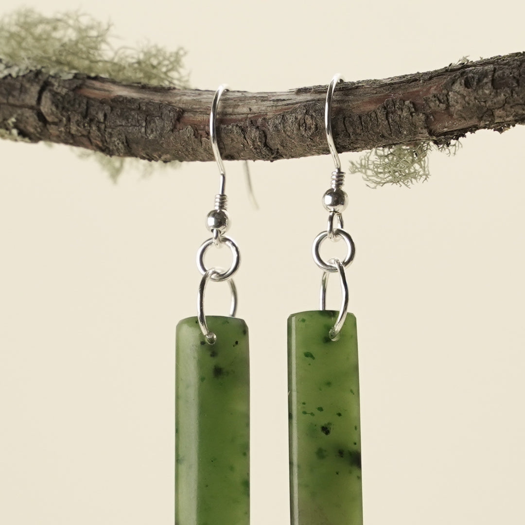 Drop Pounamu Extra Small Earrings 35mm