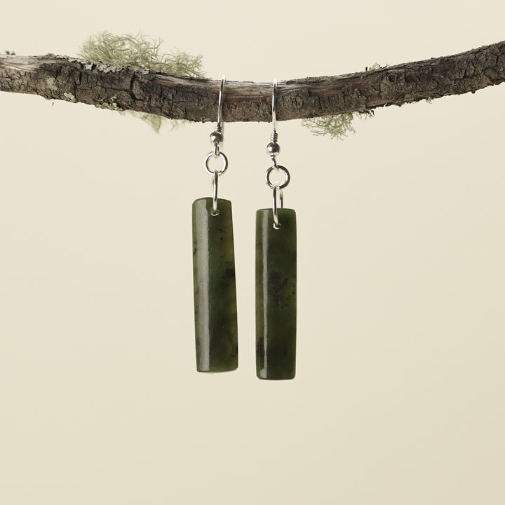Drop Pounamu Extra Small Earrings 35mm