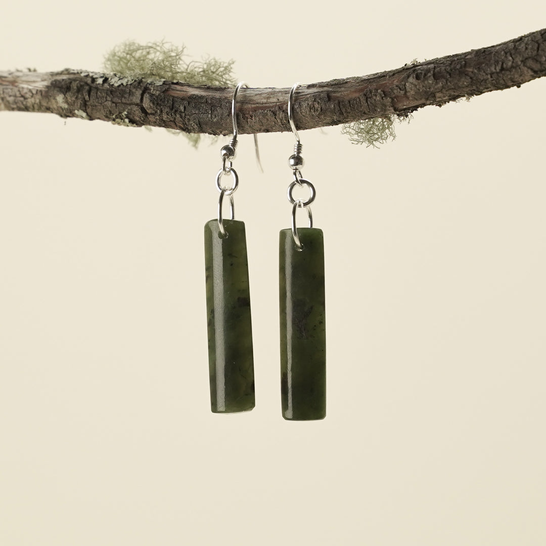 Drop Pounamu Extra Small Earrings 35mm