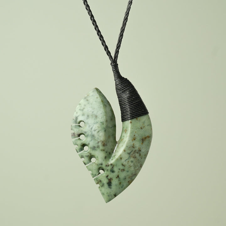 Large Inanga Hei Matau Bound Pendant
