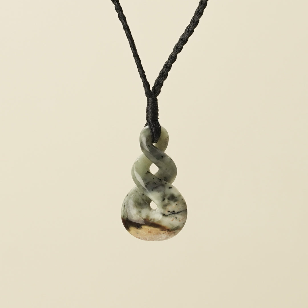 Kōkopu Pikorua Pounamu Medium Pendant