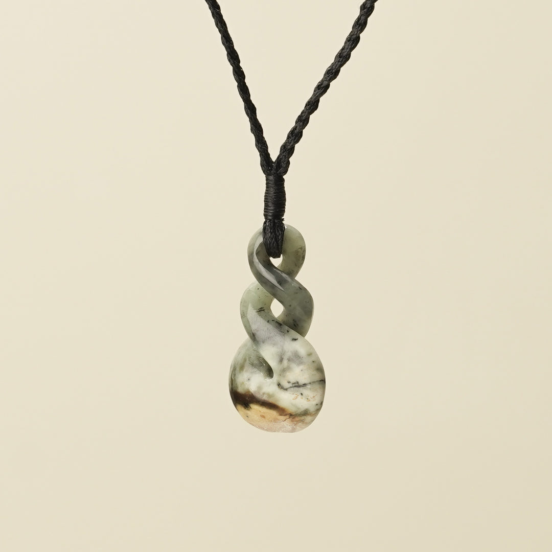 Kōkopu Pikorua Pounamu Medium Pendant
