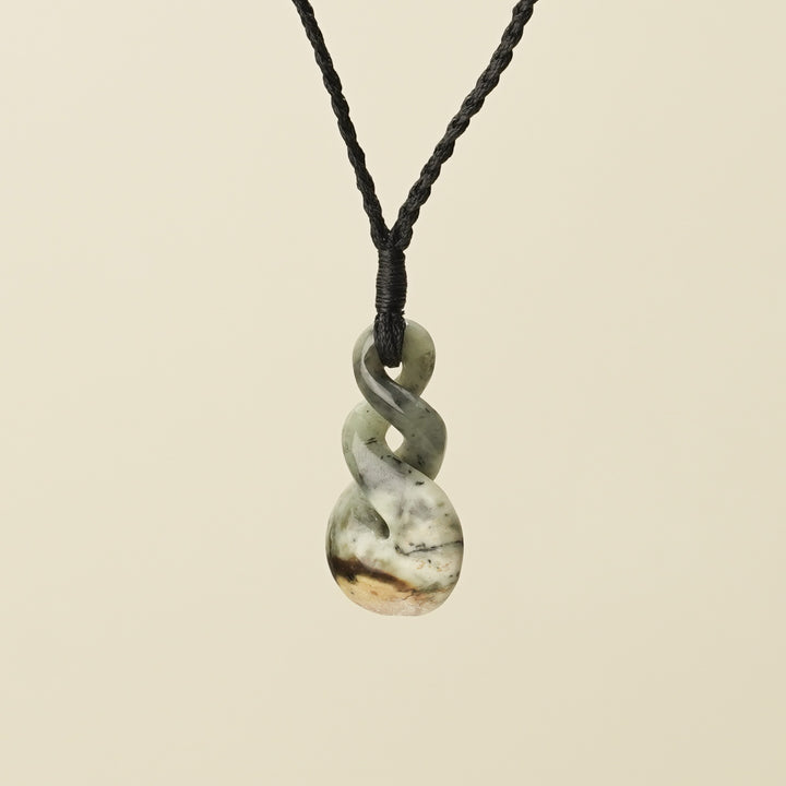 Kōkopu Pikorua Pounamu Medium Pendant