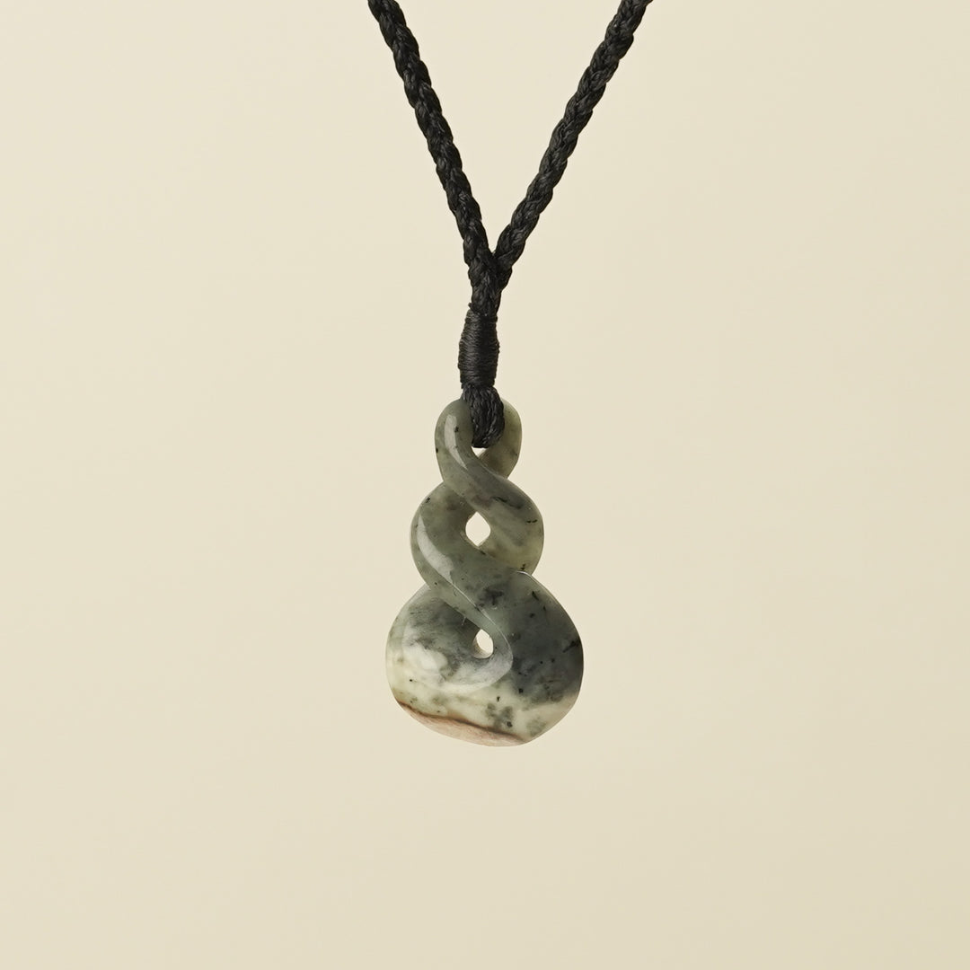Kōkopu Pikorua Pounamu Medium Pendant