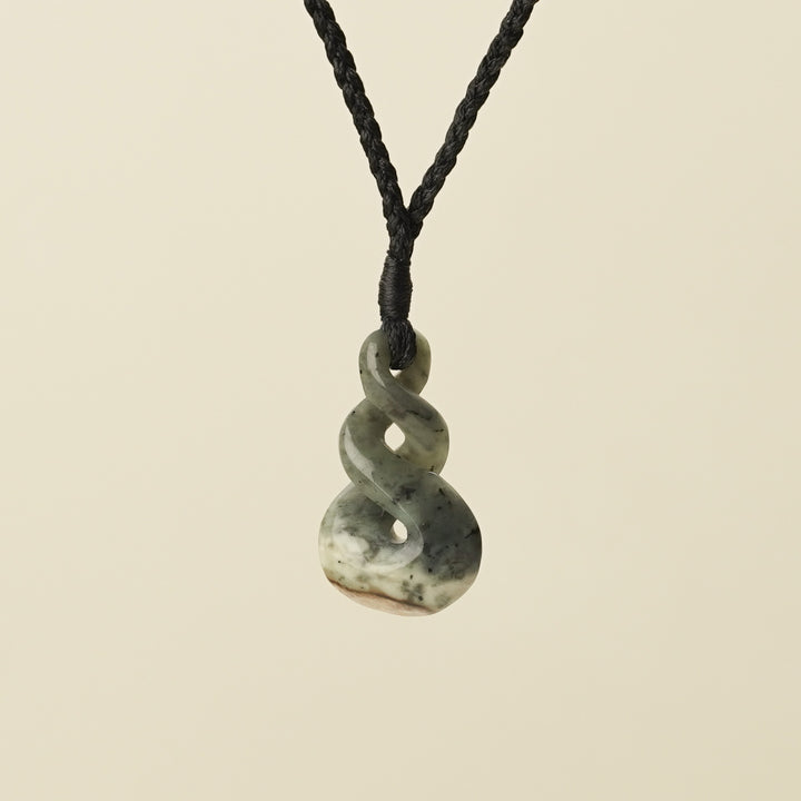 Kōkopu Pikorua Pounamu Medium Pendant